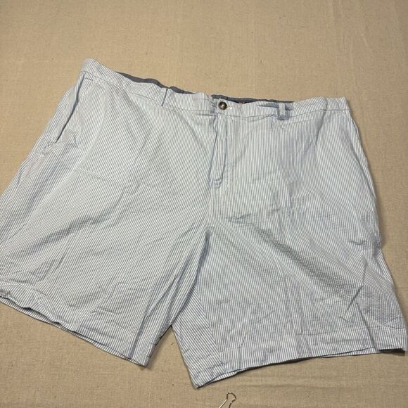 Vineyard Vines Breaker Shorts Blue Striped Mens Size 50 9” Inseam Big And Tall - Picture 1 of 7